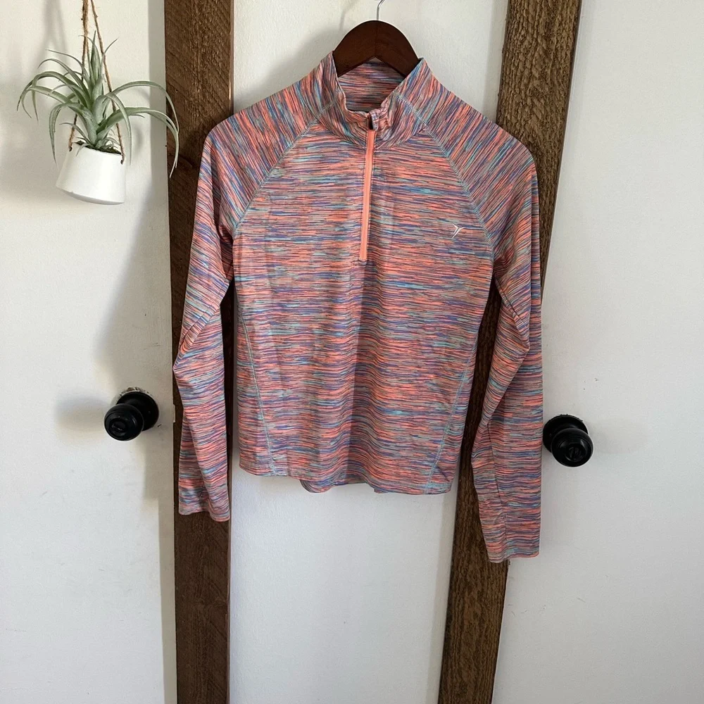 Go-Dry 1/4-Zip Performance Top for Girls Size XL (14) Old Navy EUC